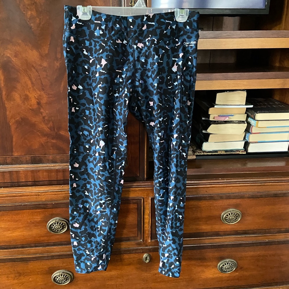 Calvin Klein Leopard Leggings size large